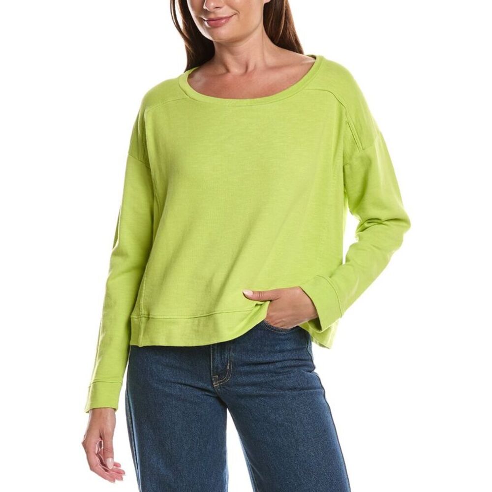 Eileen Fisher Womens Ballet Neck Box Top